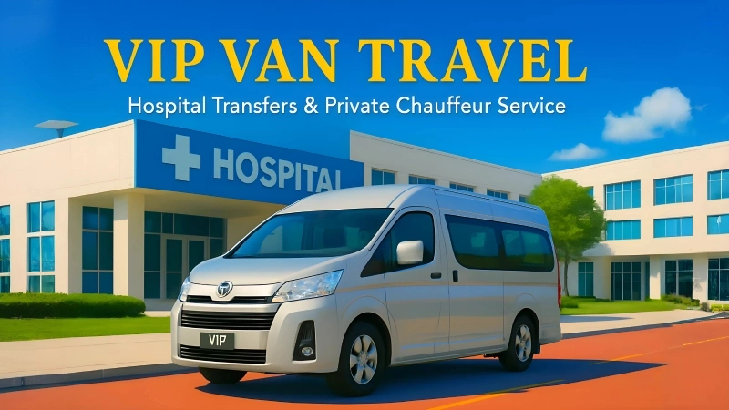 เช่ารถตู้ VIP รับส่งโรงพยาบาล พร้อมคนขับสุภาพ ปลอดภัยสูงสุด