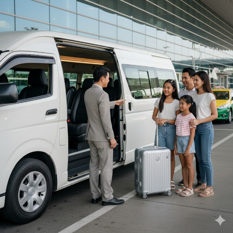 เช่ารถตู้ VIP พร้อมคนขับรับส่งสนามบินสุวรรณภูมิและดอนเมือง
