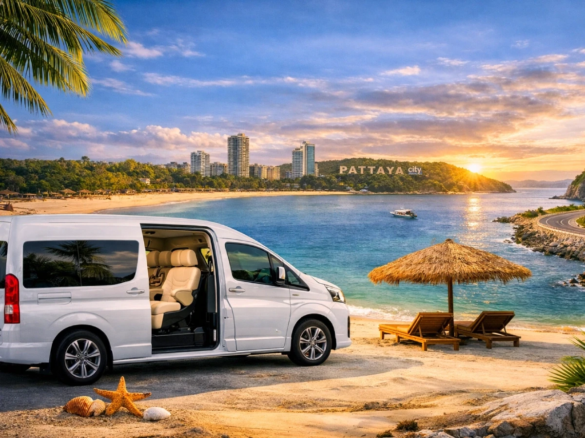 เช่ารถตู้ VIP เที่ยวทะเล หัวหิน พัทยา บางแสน เดินทางสบาย พร้อมคนขับมืออาชีพ